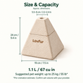 Load image into Gallery viewer, LovFur™ Eternal Pyramid Mycelium Urn