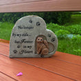 Load image into Gallery viewer, Cat memorial stone – weatherproof pet tribute