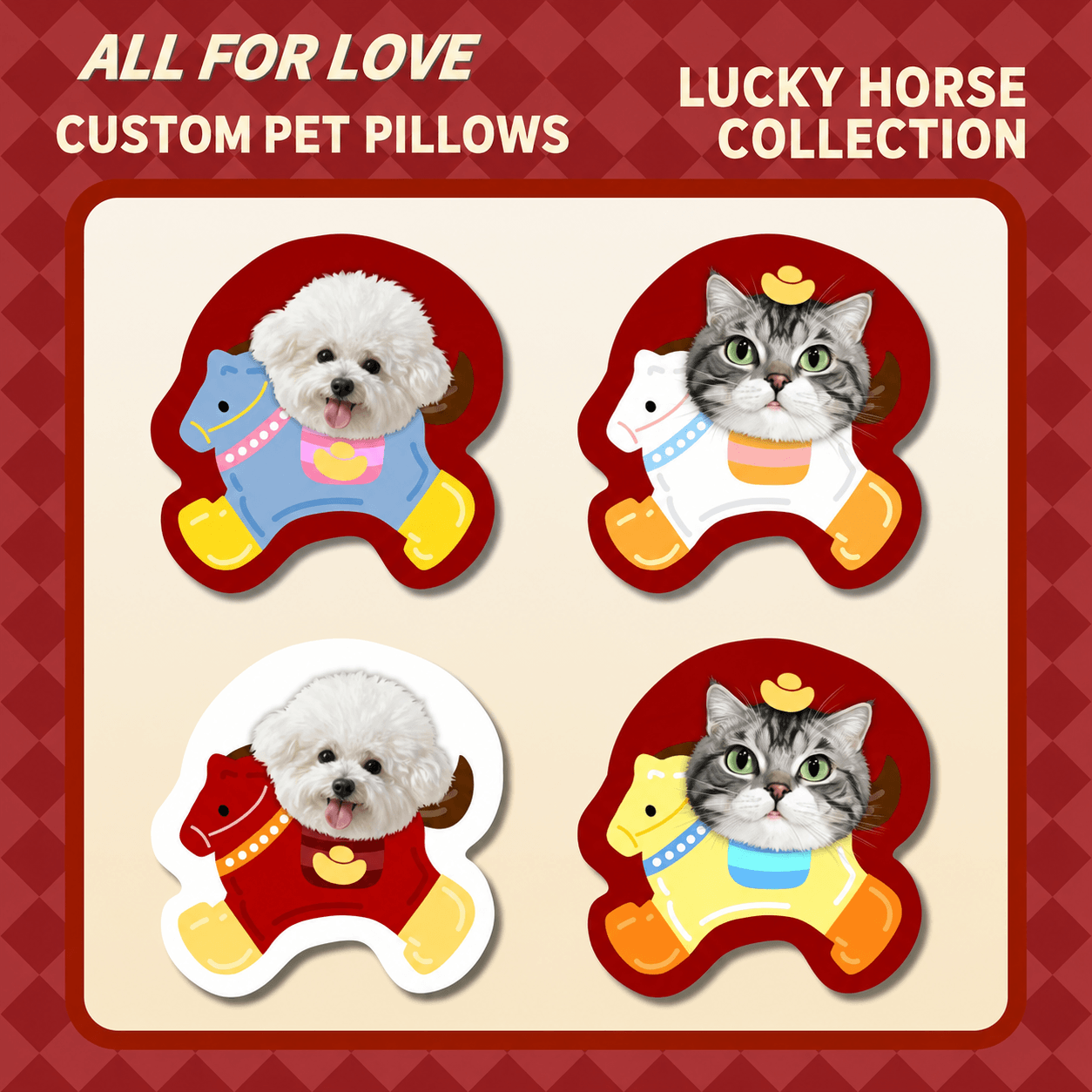 LovFur™ Custom Pet Portrait Pillow