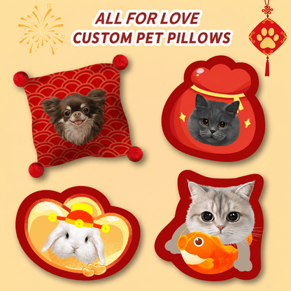 LovFur™ Custom Pet Portrait Pillow