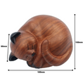 Load image into Gallery viewer, Secure sealing lid detail – imitation wood pet urn
