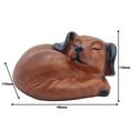 Load image into Gallery viewer, Secure sealing lid detail – imitation wood pet urn
