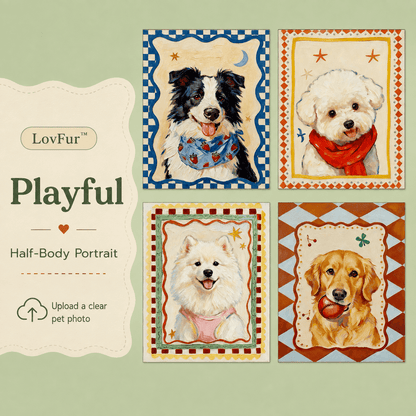 LovFur™ Custom Pet Oil Portrait