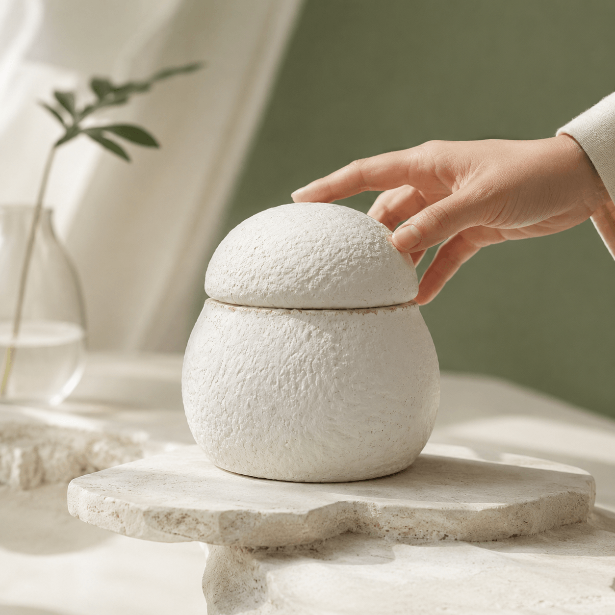 LovFur™ Snowmelt Mycelium Pet Urn