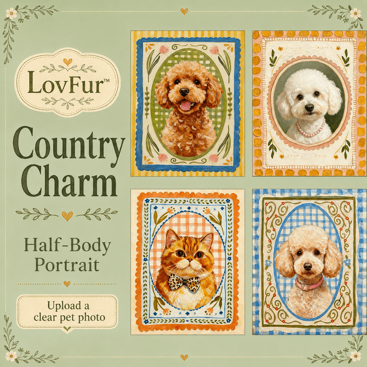 LovFur™ Custom Pet Oil Portrait