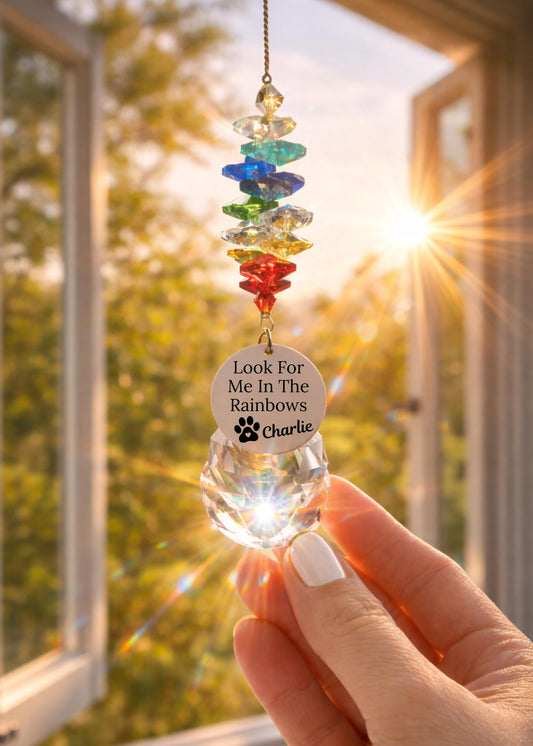 LovFur® Personalized Pet Sun Catcher – Photo Memorial