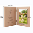 Load image into Gallery viewer, Wooden imitation book frame for pet memorial keepsake
