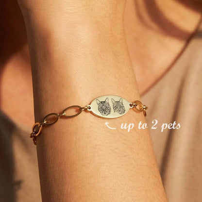 LovFur™ Custom Pet Portrait Bracelet