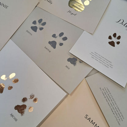 Lovfur® Custom Pet Nose Foil Print Keepsake