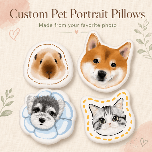 LovFur™ Custom Pet Portrait Pillow