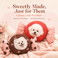 Load image into Gallery viewer, LovFur™ Custom Candy Pet Portrait Pillow
