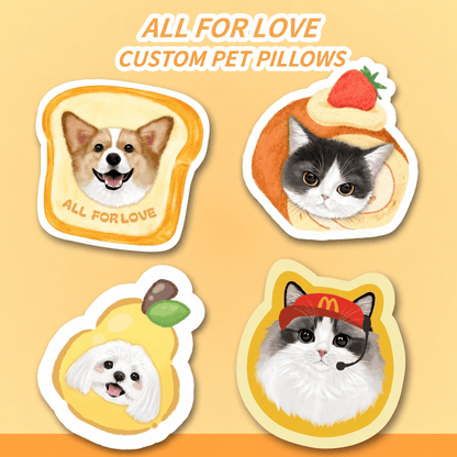 LovFur™ Custom Pet Portrait Pillow