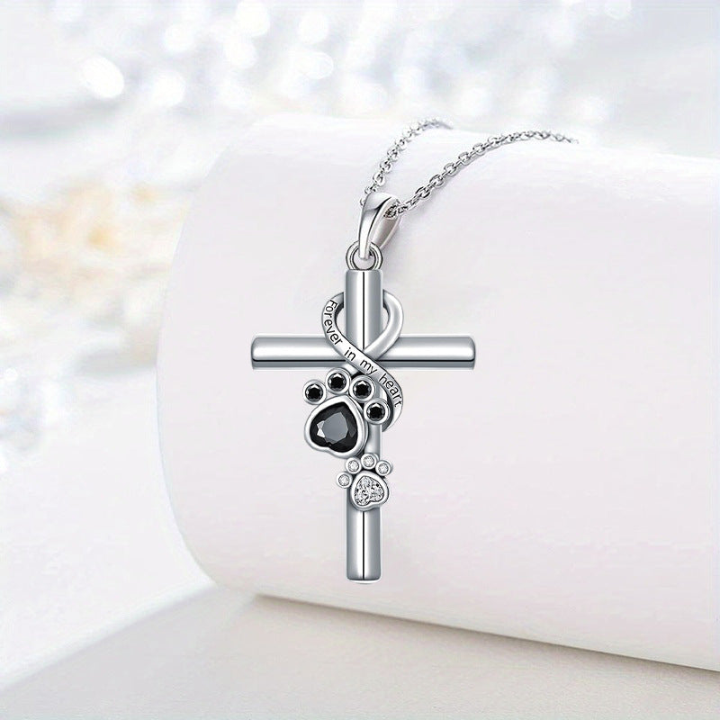 Cross Urn Necklace for Ashes – 925 Sterling Silver Cremation Jewelry