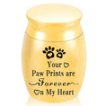 Load image into Gallery viewer, Small memorial pet urn stainless steel keepsake
