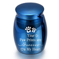 Load image into Gallery viewer, Small memorial pet urn stainless steel keepsake
