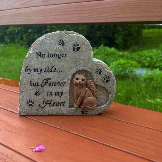 Cat memorial stone – weatherproof pet tribute