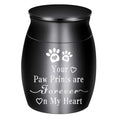 Load image into Gallery viewer, Small memorial pet urn stainless steel keepsake
