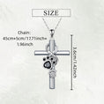 Load image into Gallery viewer, Cross Urn Necklace for Ashes – 925 Sterling Silver Cremation Jewelry
