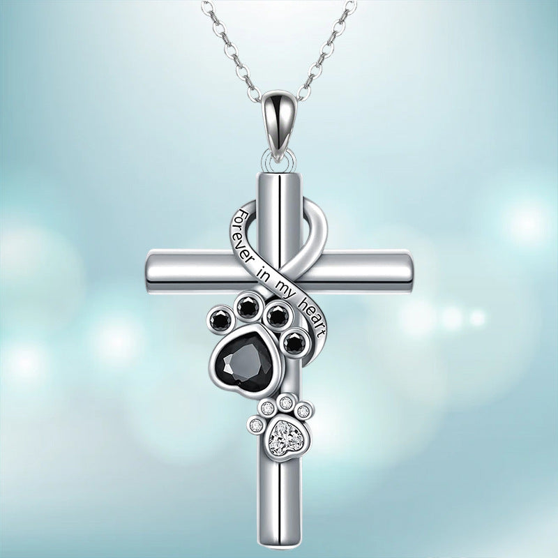 Cross Urn Necklace for Ashes – 925 Sterling Silver Cremation Jewelry