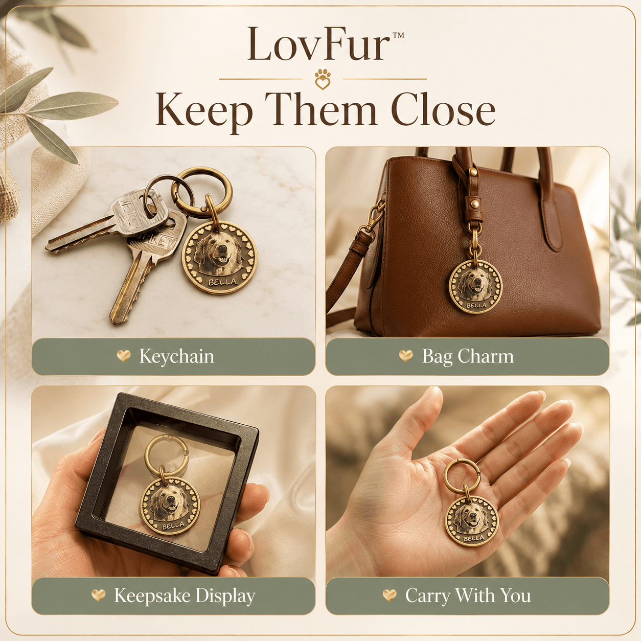 LovFur™ Custom Pet Memorial Tag