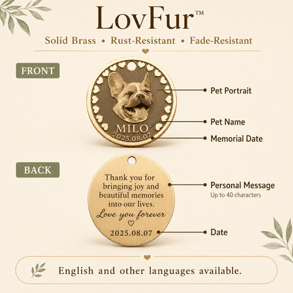 LovFur™ Custom Pet Memorial Tag
